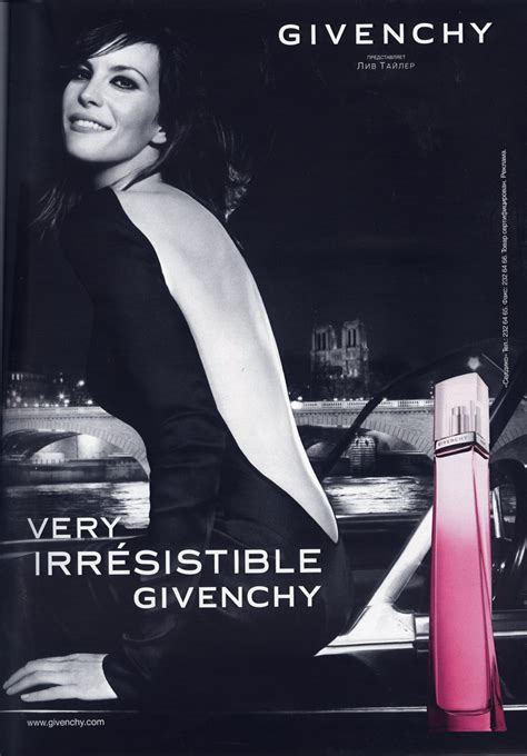 liv tyler givenchy very irresistible|Givenchy fragrance.